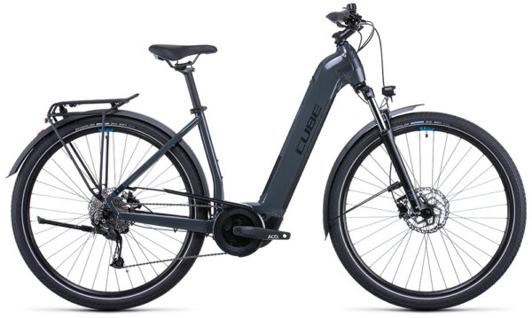Cube Touring Hybrid ONE 400 Easy Entry grey´n´blue - 250 W - 65 Nm - 25 km/h