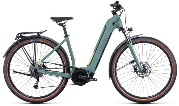 Cube Touring Hybrid ONE 500 Easy Entry green´n´sharpgreen - 250 W - 65 Nm - 25 km/h