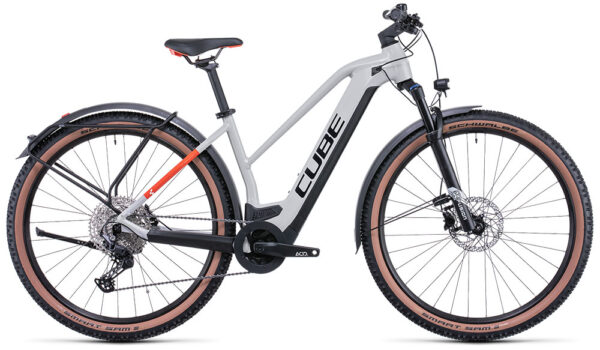 Cube Reaction Hybrid Pro 625 Allroad Lady grey´n´red - 250 W - 85 Nm - 25 km/h