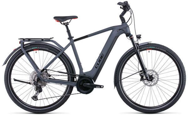 Cube Touring Hybrid EXC 625 grey´n´red - 250 W - 65 Nm - 25 km/h