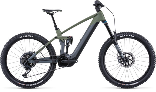 Cube Stereo Hybrid 160 HPC TM 750 27.5 flashgrey´n´olive 250 W - 85 Nm - 25 km/h