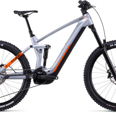 Cube Stereo Hybrid 160 HPC SL 750 27.5 polarsilver´n´orange 250 W – 85 Nm – 25 km/h