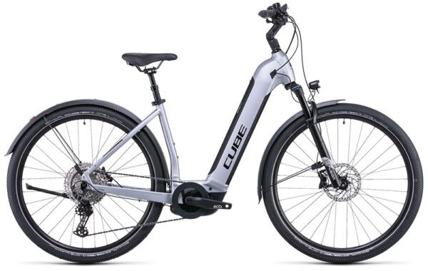 Cube Nuride Hybrid EXC 625 Allroad Easy Entry polarsilver´n´black - 250 W - 85 Nm - 25 km/h