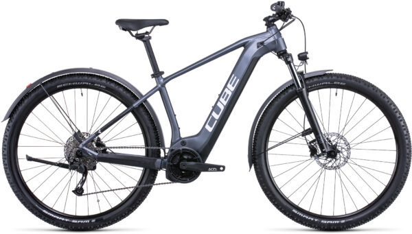 CUBE REACTION HYBRID PERFORMANCE 625 ALLROAD DIAMANT Gris 2022 - 250 W - 65 Nm - 25 km/h