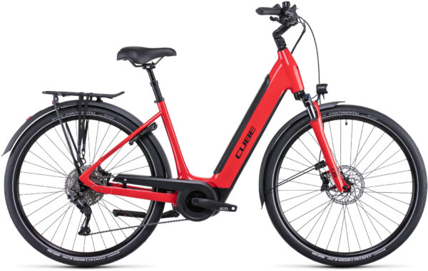 CUBE SUPREME SPORT HYBRID PRO 500 WAVE Rouge 2022 - 250 W - 65 Nm - 25 km/h