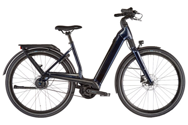 Vélo de Ville Électrique CANNONDALE MAVARO NEO 4 WAVE Bleu 2022 - 250 W - 85 Nm - 25 km/h