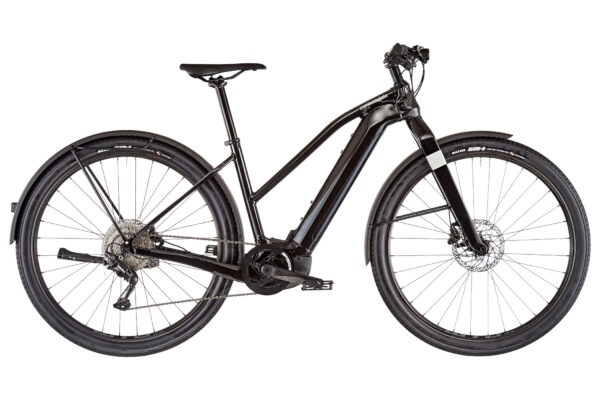 Vélo de Ville Électrique CANNONDALE CANVAS NEO 1 TRAPEZ Noir 2022 - 250 W - 85 Nm - 25 km/h