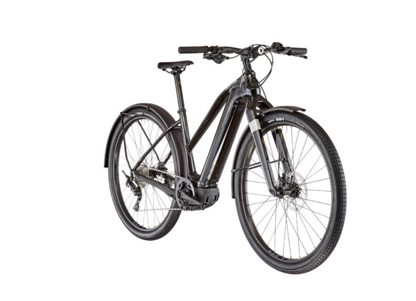Vélo de Ville Électrique CANNONDALE CANVAS NEO 1 TRAPEZ Noir 2022 - 250 W - 85 Nm - 25 km/h – Image 9
