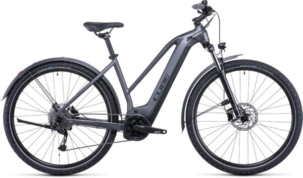 CUBE NURIDE HYBRID PERFORMANCE 625 ALLROAD TRAPEZ Gris 2022 - 250 W - 65 Nm - 25 km/h