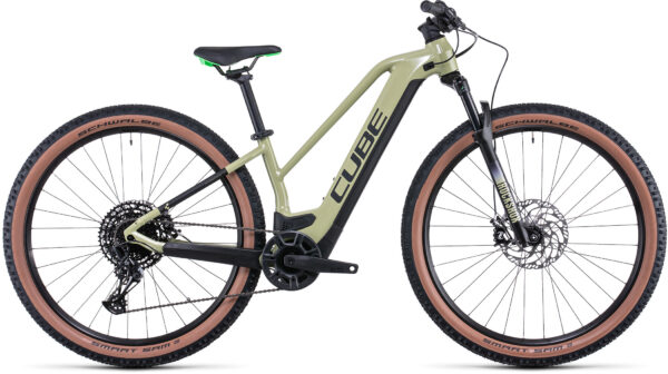 CUBE REACTION HYBRID EXC 625 29" TRAPEZ Femme Vert 2022– 250 W – 85 Nm – 25 km/h