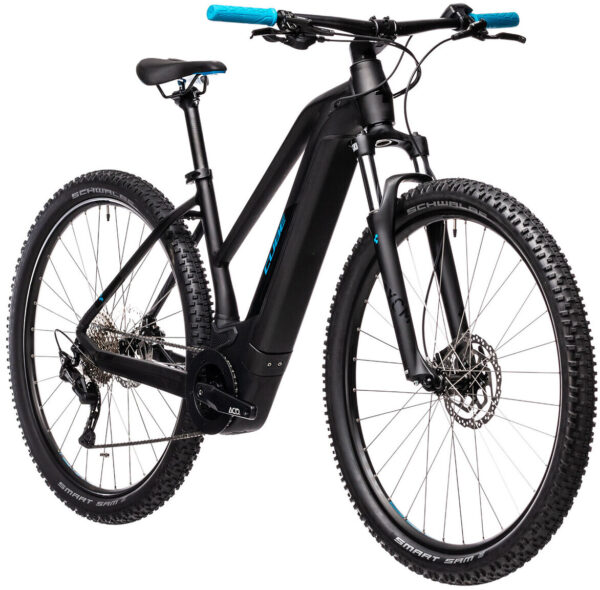 CUBE REACTION HYBRID ONE 625 27,5/29" Femme Noir/Bleu 2021– 250 W – 85 Nm – 25 km/h