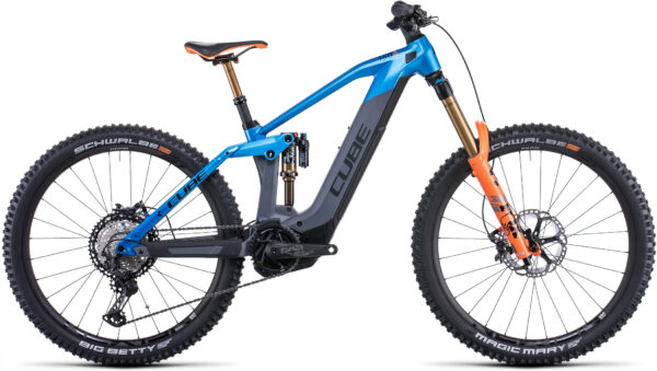 CUBE STEREO HYBRID 160 HPC ACTIONTEAM 625 27,5" Bleu/Gris 2022– 250 W – 85 Nm – 25 km/h