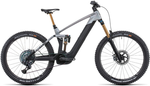 CUBE STEREO HYBRID 160 HPC SLT 750 27,5" Gris/Noir 2022– 250 W – 85 Nm – 25 km/h
