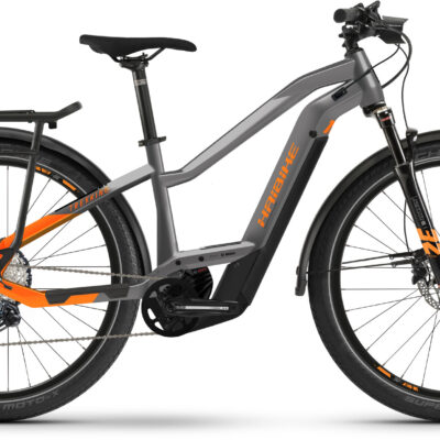 HAIBIKE TREKKING 10 TRAPEZ Gris/Orange 2022- 250 W – 85 Nm – 25 km/h