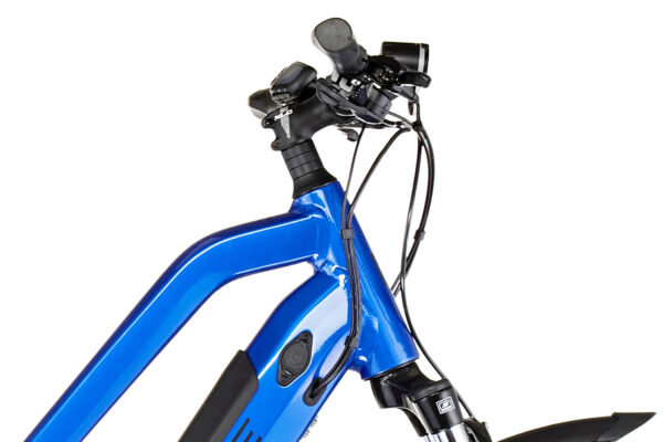 HAIBIKE TREKKING 4 TRAPEZ Bleu 2022 - 250 W - 60 Nm - 25 km/h – Image 5