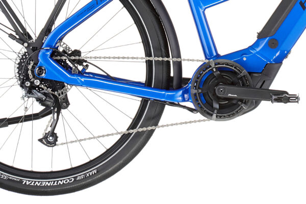 HAIBIKE TREKKING 4 TRAPEZ Bleu 2022 - 250 W - 60 Nm - 25 km/h – Image 7