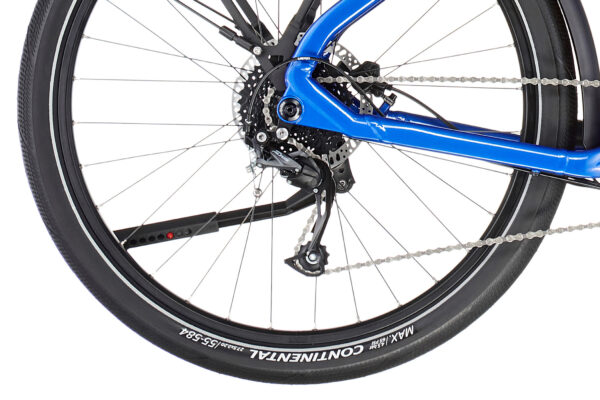 HAIBIKE TREKKING 4 TRAPEZ Bleu 2022 - 250 W - 60 Nm - 25 km/h – Image 8