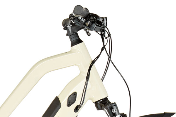 HAIBIKE TREKKING 4 TRAPEZ Beige 2022 - 250 W - 60 Nm - 25 km/h – Image 5