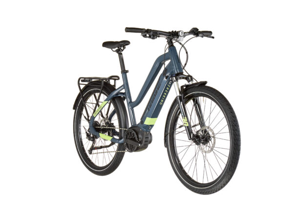 HAIBIKE TREKKING 5 TRAPEZ Bleu 2022 - 250 W - 65 Nm - 25 km/h – Image 3