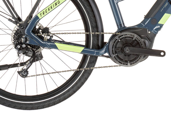 HAIBIKE TREKKING 5 TRAPEZ Bleu 2022 - 250 W - 65 Nm - 25 km/h – Image 7