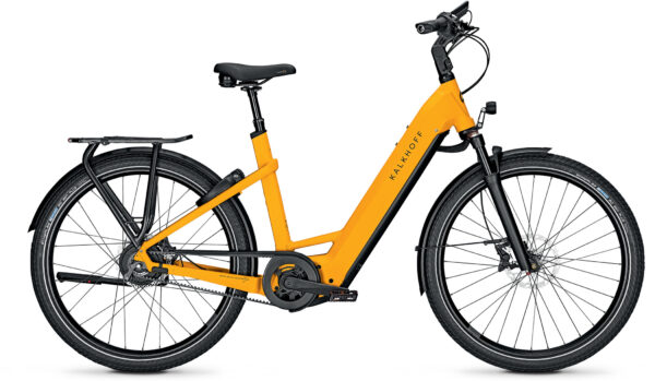 Vélo de Ville Électrique KALKHOFF IMAGE 7.B EXCITE+ Enviolo WAVE Jaune 2022 - 250 W - 75 Nm - 25 km/h