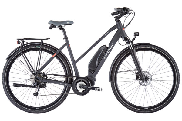 ORTLER MONTANA PLUS TRAPEZ Femme Noir 2021 - 250 W - 45 Nm - 25 km/h